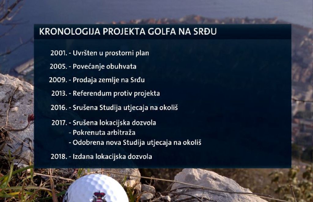 Nova lokacijska dozvola za golf na Srđu (Foto: Dnevnik.hr) - 1