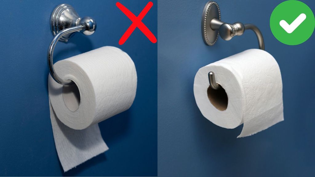 role wc papira pobacane jedne na drugu