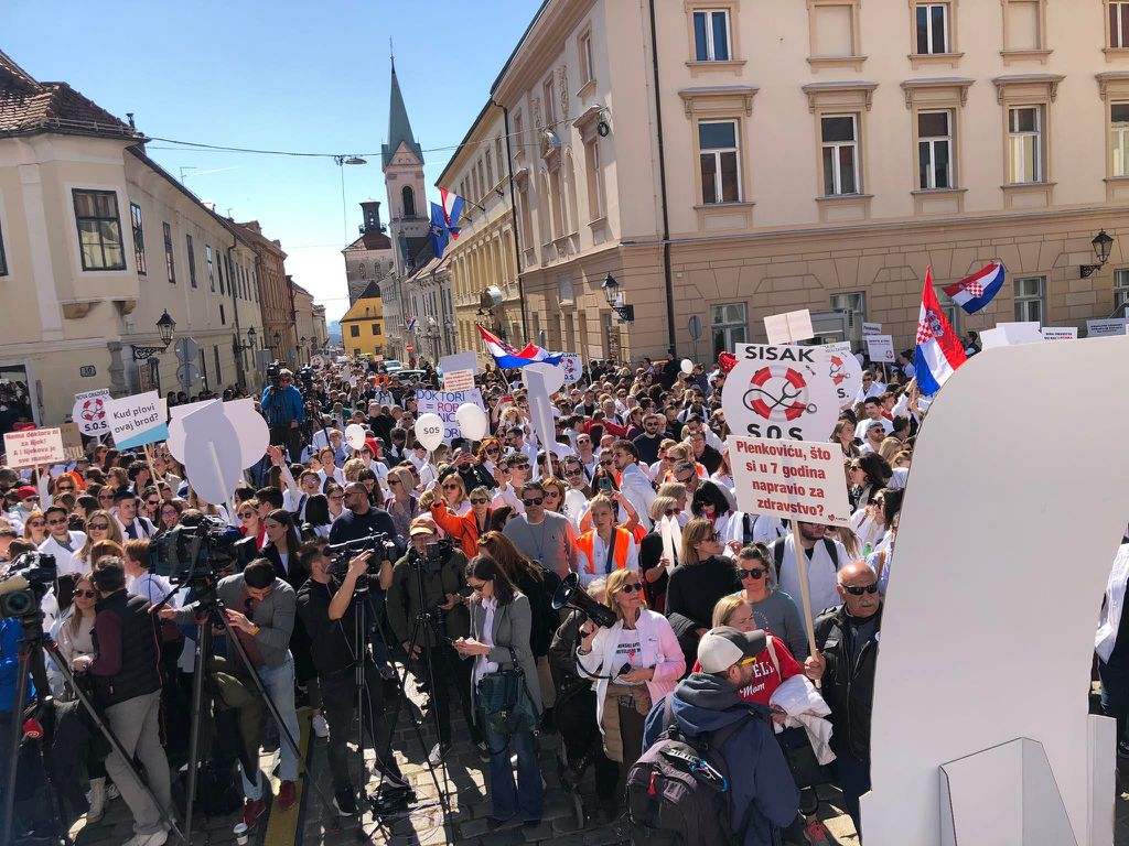 Prosvjed liječnika u Zagrebu - 3