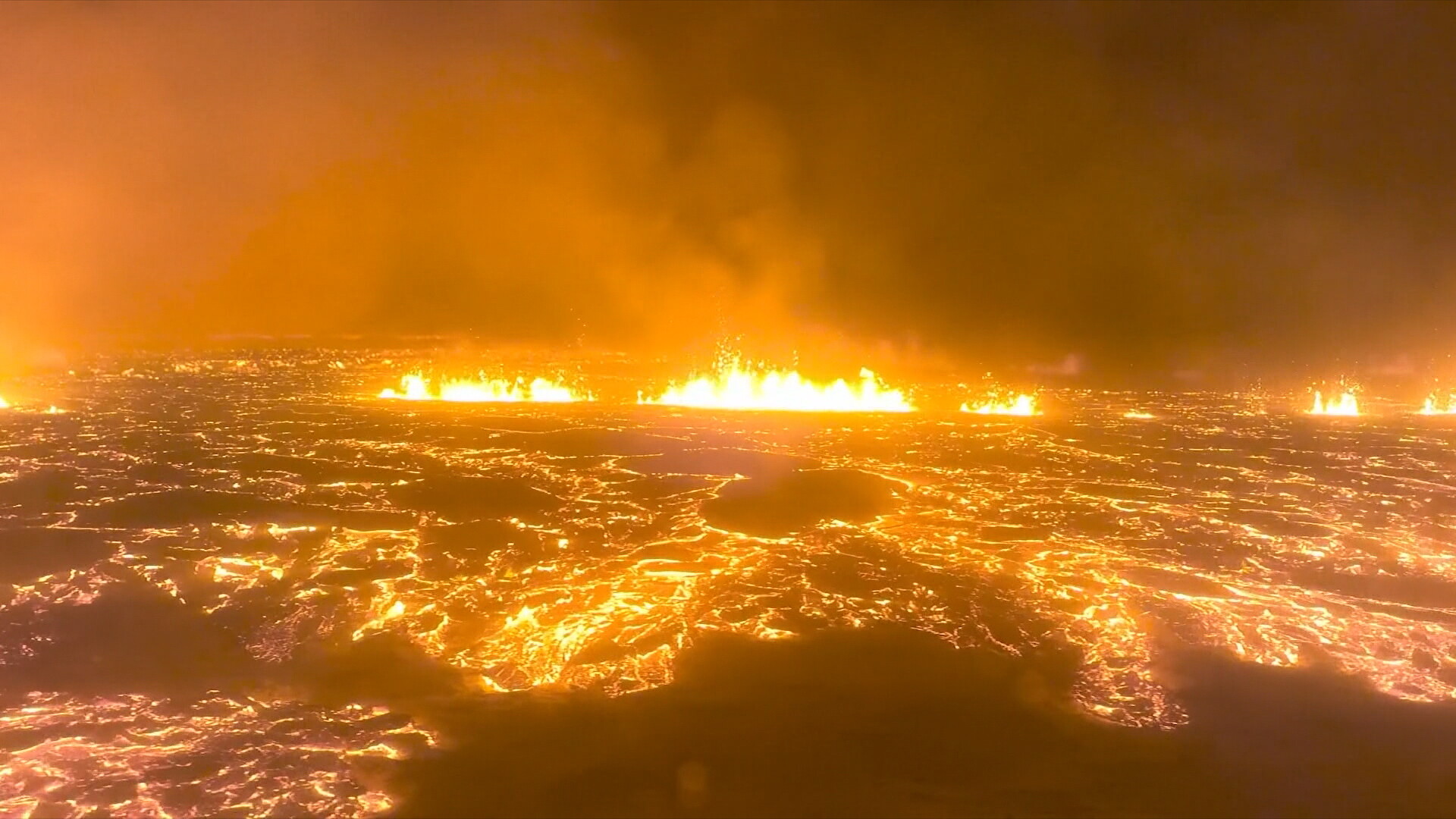 Erupcija Vulkana Na Islandu