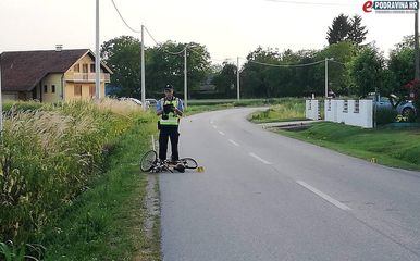 Vozač naletio na dvoje djece pa pobjegao (Foto:Tihana Grašić/ePodravina.hr) (Foto: ) Vozač naletio na dvoje djece pa pobjegao (Foto: ePodravina.hr)