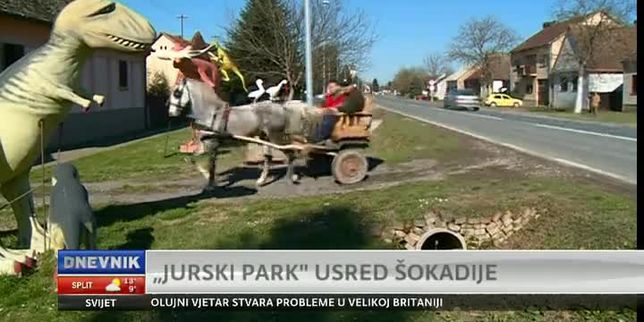 Jurski park usred slavonije (Video: Dnevnik Nove TV)