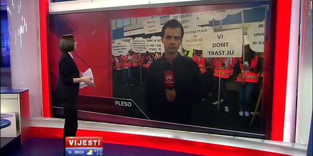 Štrajk pilota i stjuardesa Croatia Airlinesa (Video: Dnevnik Nove TV)