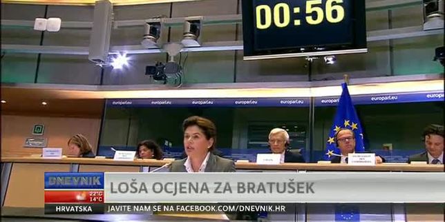 Loša ocjena za Bratušek (Video: Dnevnik Nove TV)