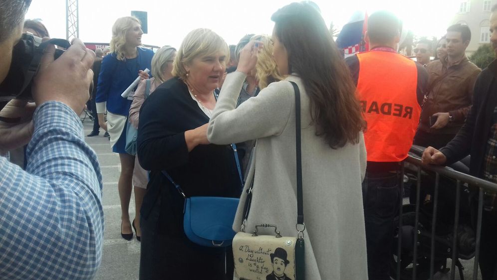 I Željka Markić stigla je na prosvjed protiv Istanbulske konvencije u Splitu (Foto: Sofija Preljvukić) (Foto: )
