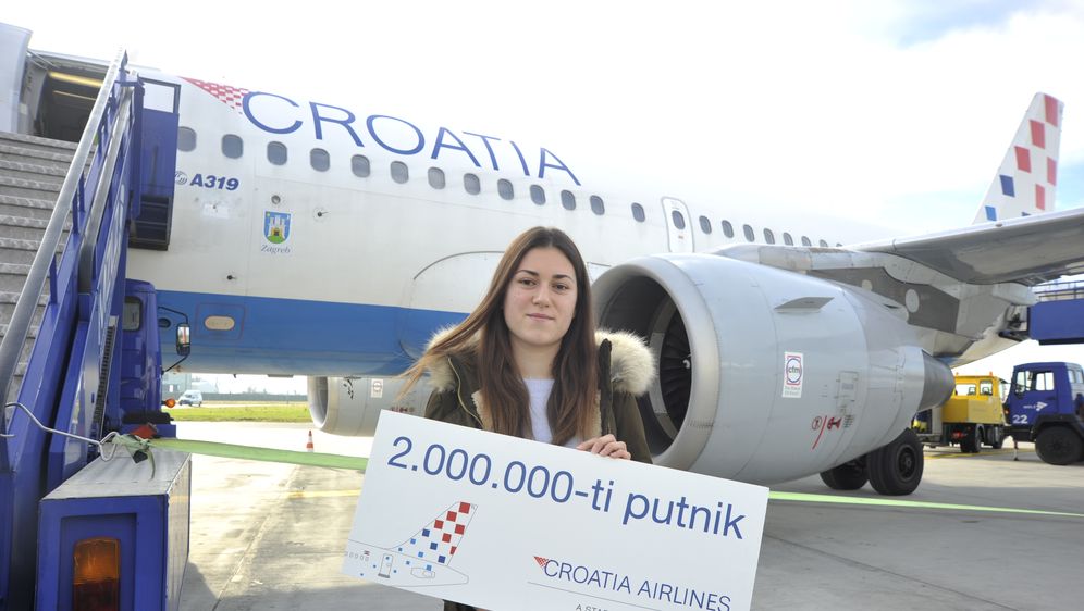 Dočekana dvomilijunta putnica Croatia Airlinesa (Foto: Croatia Airlines)