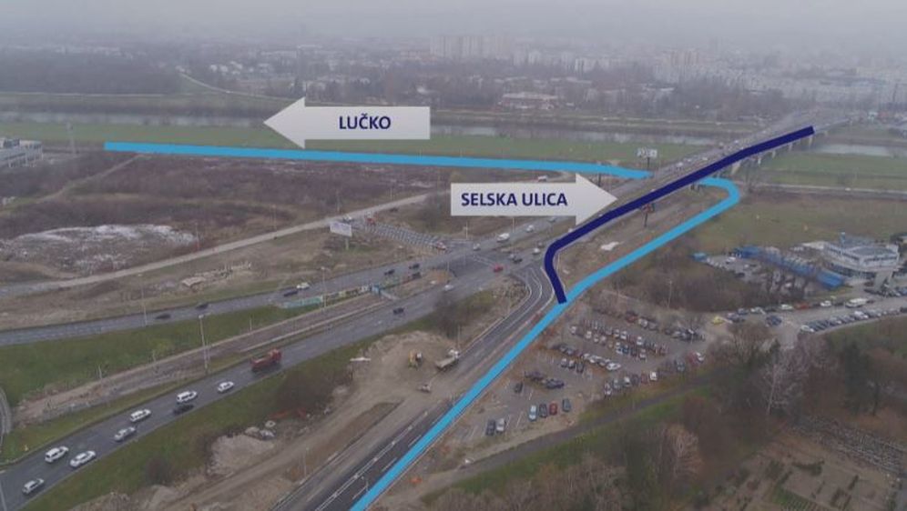 Ceste kojima će se prometovati nakon zatvaranja rotora Remetinec (Foto: Dnevnik.hr) - 2 (Foto: ) 15.12.2018.