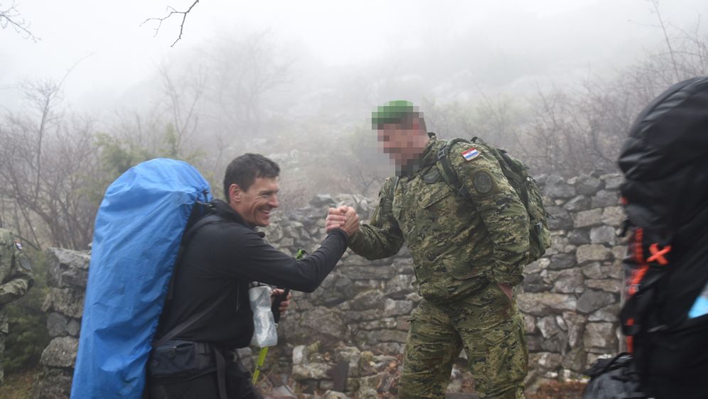 Ivica Kostelić i vojnici u ekspediciji (Foto: MORH)