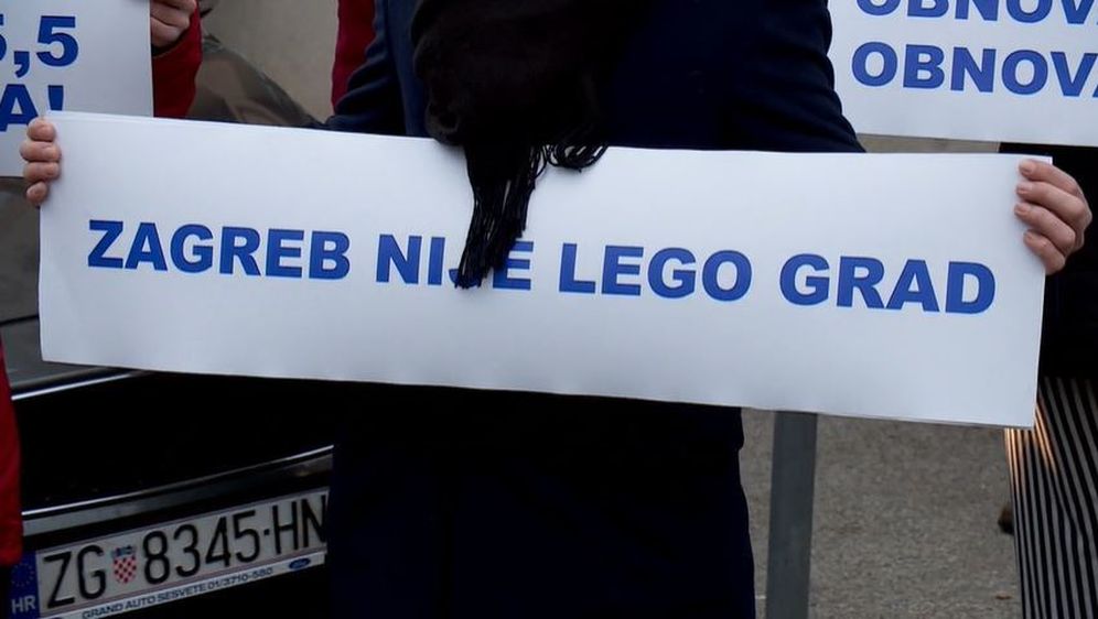 Prosvjed o obnovi Zagreba - 2