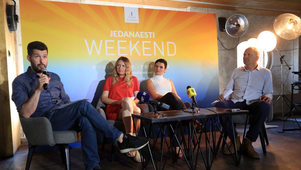 Nikola Vrdoljak, Dunja Ivana Ballon, Kristina Miljavac i Tomo Ricov (FOTO: Weekend Media Festival )
