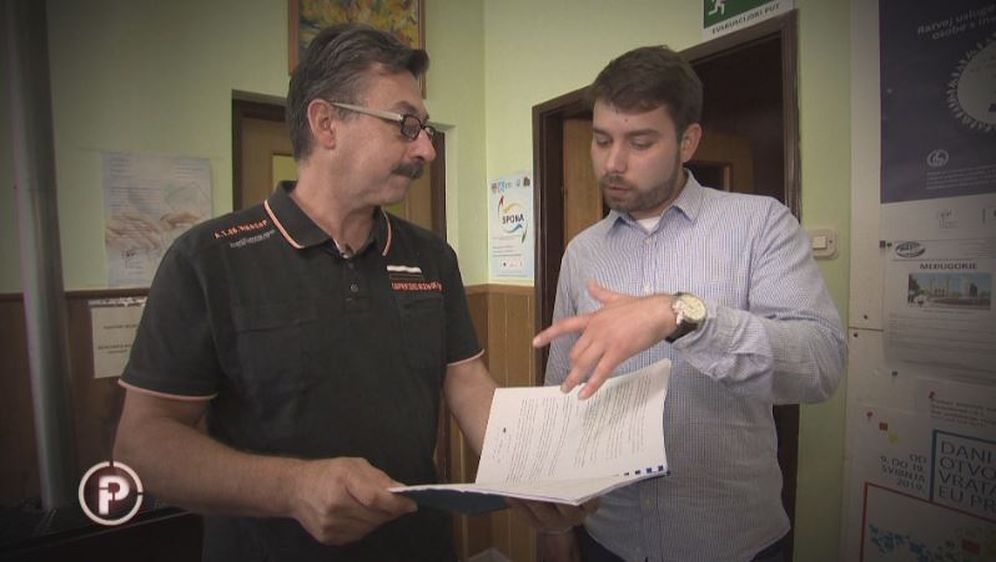 Davor Marić, izvršni direktor Udruge osoba s invaliditetom Daruvar, i Kristian Došen (Foto: Dnevnik.hr) (Foto: ) 13.06.2019.