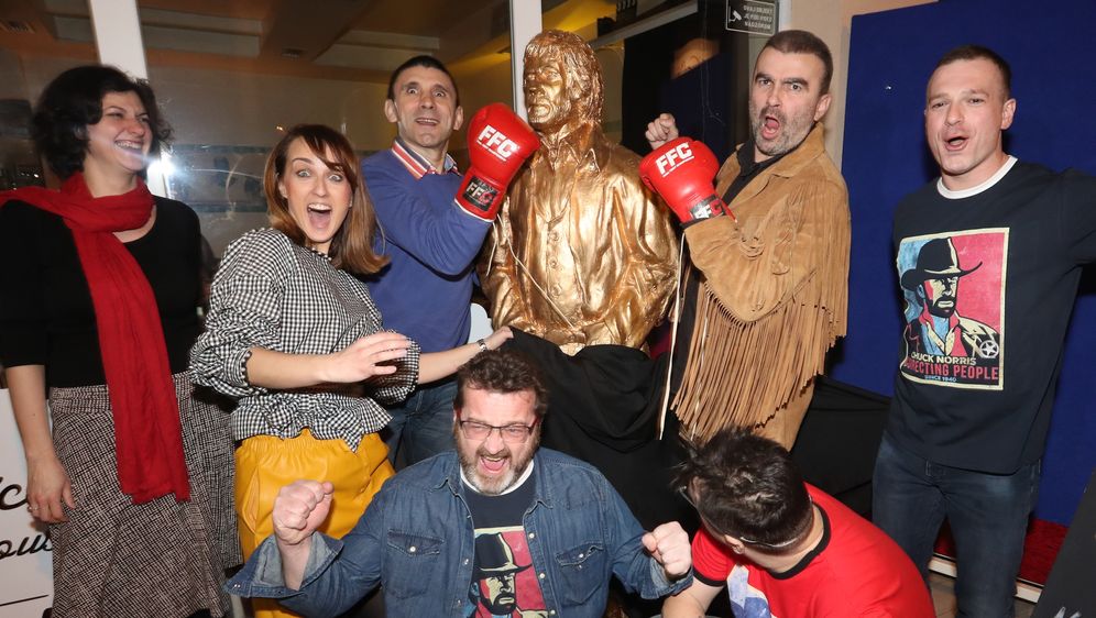 Chuck Norris dobio spomenik u Zagrebu (FOTO: Robert Anić/Pixsell) - 3