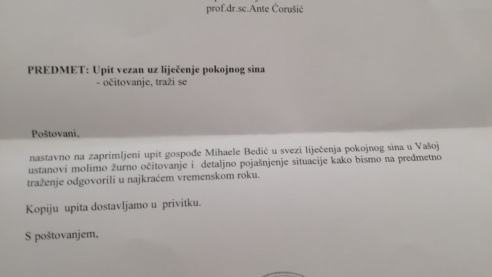 Petar Bedić Marić s majkom Mihaelom (Foto: privatna arhiva)