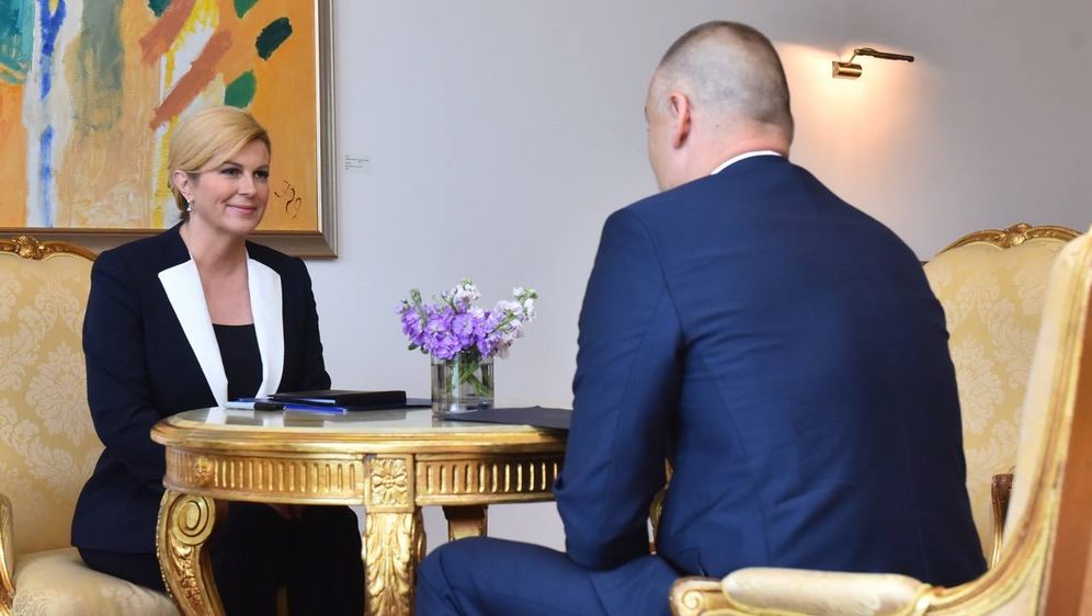 Kolinda Grabar-Kitarović i Daniel Markić (Foto: Ured predsjednice) (Foto: ) Kolinda Grabar-Kitarović i Daniel Markić (Foto: Ured predsjednice)
