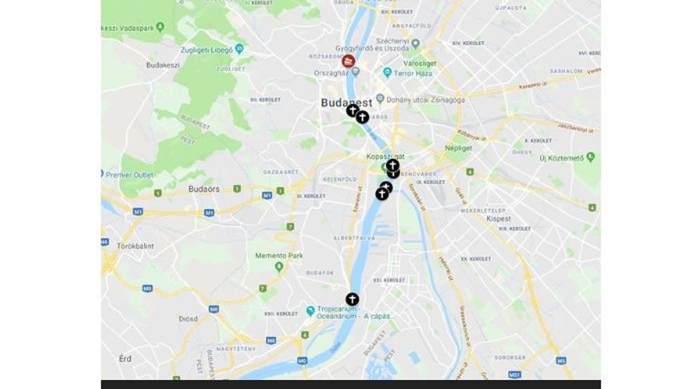Mjesta na kojima su pronađene žrtve (Screenshot: Mađarska policija) (Foto: )