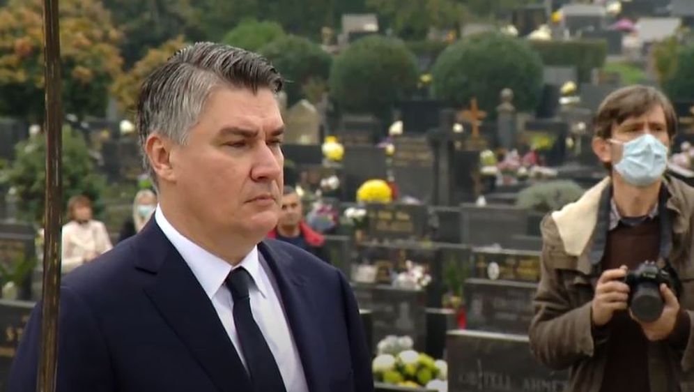 Predsjednik Milanović na Mirogoju