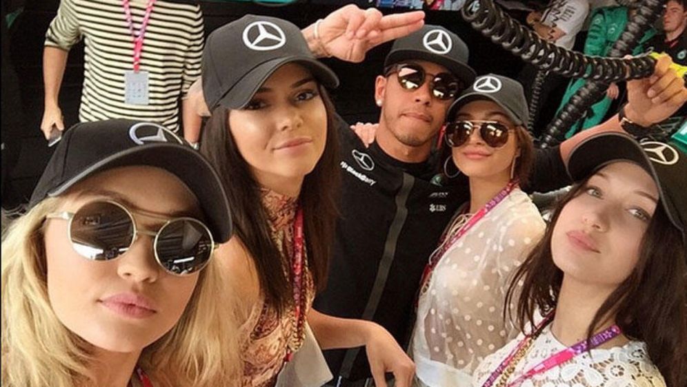 Lewis Hamilton i Kendall Jenner (Foto: Instagram) (Foto: ) Lewis Hamilton i Kendall Jenner (Foto: Instagram)
