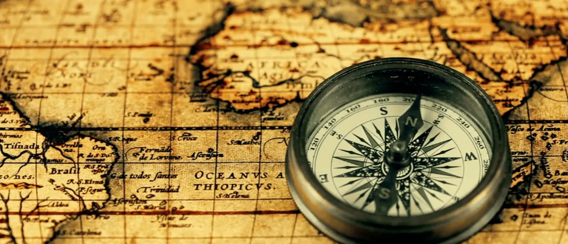 Kompas na karti svijeta