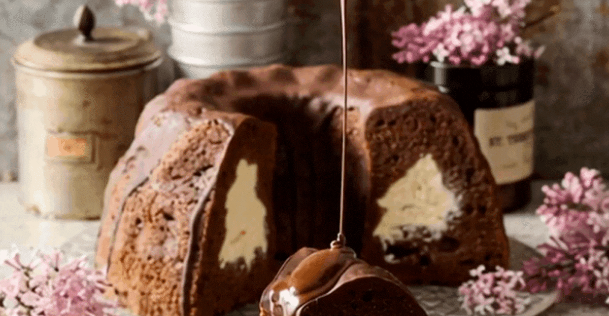 Čokoladni kuglof sa sirom