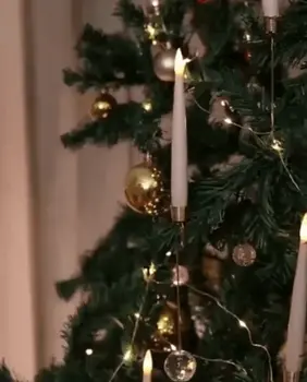 Lampice za bor u obliku svijeće