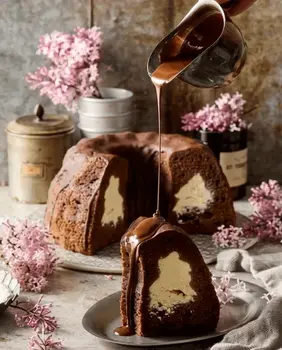 Čokoladni kuglof sa sirom