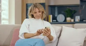Rješavanje kviza na mobitelu