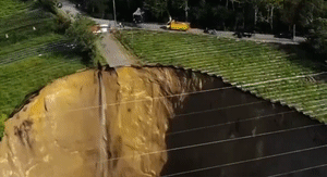 Urušavanje tla u Indoneziji