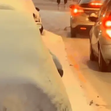 Skijanje po cestama u Beogradu