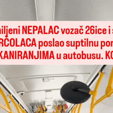 Mirisi u ventilaciji autobusu iz Srbije
