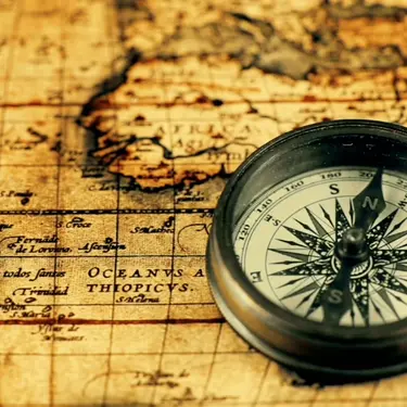 Kompas na karti svijeta