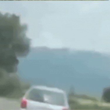 Trenutak bizarne prometne nesreće