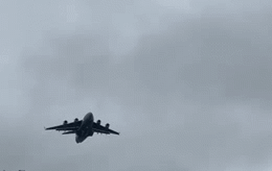 C-17A američkog ratnog zrakoplovstva sletio u Moskvu