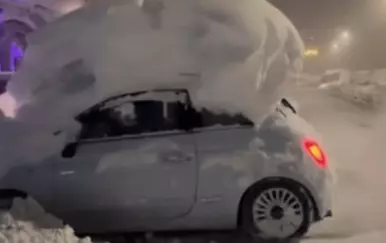 Snježna oluja u Italiji