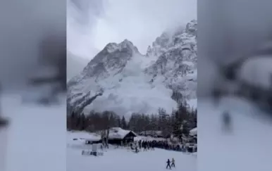Objavljena snimka lavine na skijalištu u Italiji