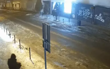 Objavljena snimka postavljanja eksplozije u Lavovu