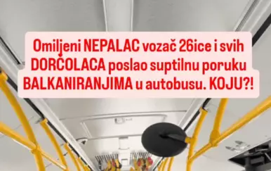 Strani vozač autobusa u Srbiji poslao suptilnu poruku i nasmijao cijeli Balkan