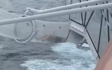 "O moj Bože, zaglavila je!" Video s kruzera izazvao paniku na mrežama