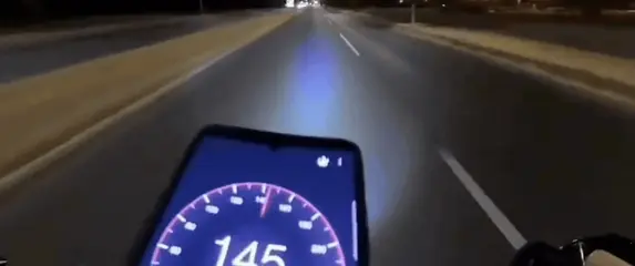 Opasna vožnja romobilom 150km/h