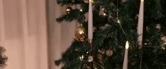 Lampice za bor u obliku svijeće