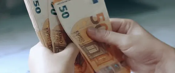 Brojanje novčanica od 50 eura