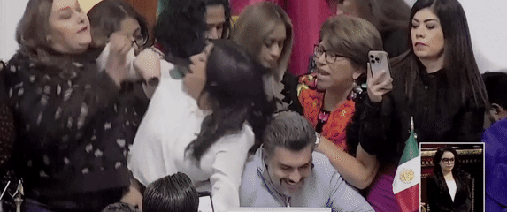 Tučnjava u meksičkom Senatu