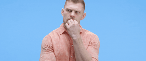 Trljanje lica pri razmišljanju