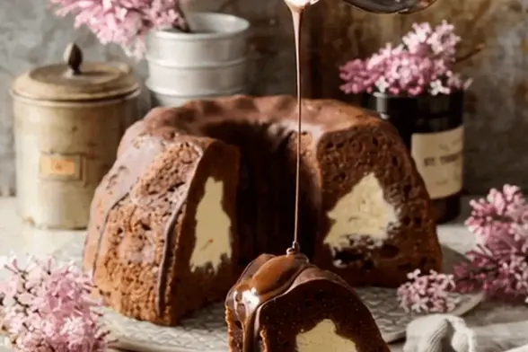 Čokoladni kuglof sa sirom