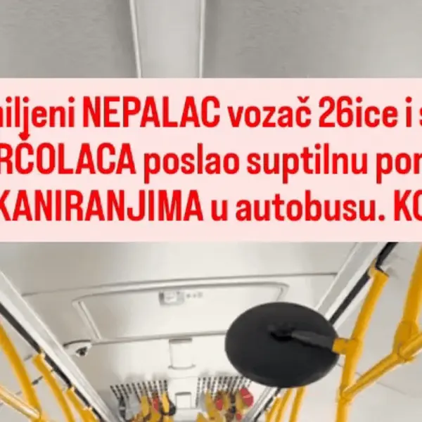 Strani vozač autobusa u Srbiji poslao suptilnu poruku i nasmijao cijeli Balkan