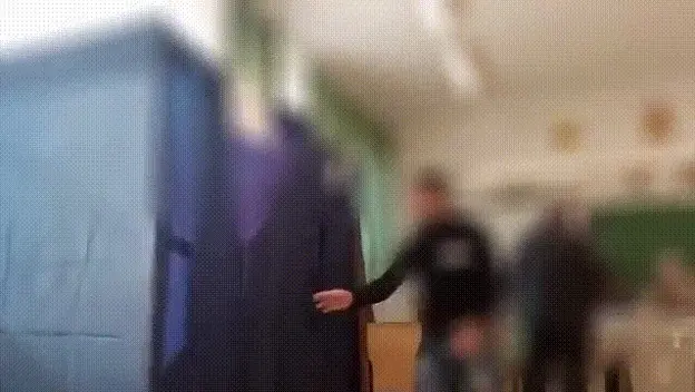 Snimka birališta u Mađarskoj