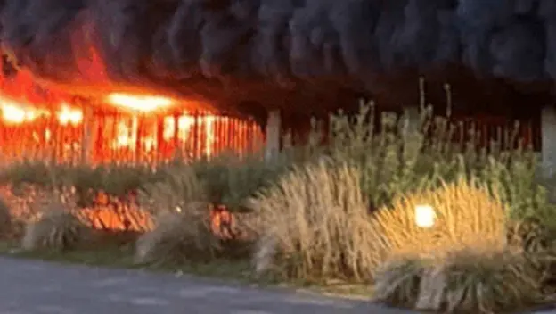 Požar zgrade u Grazu