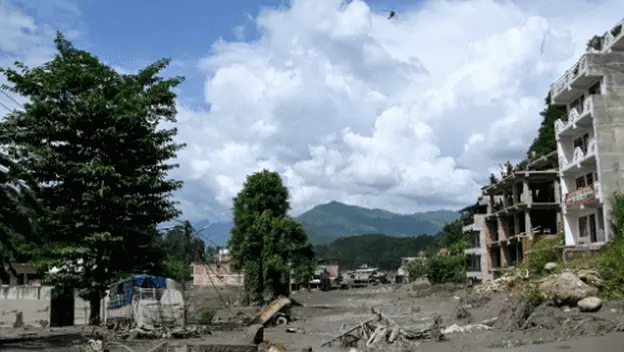 Uništenje u Nepalu