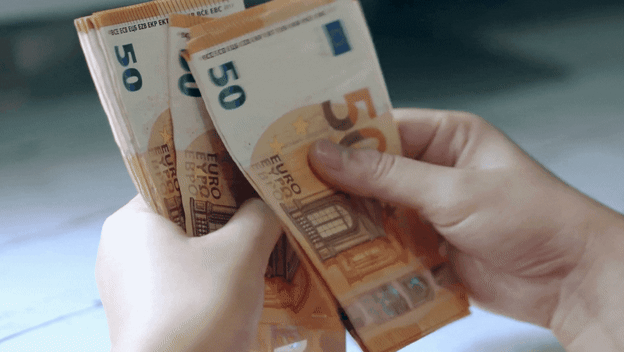 Brojanje novčanica od 50 eura