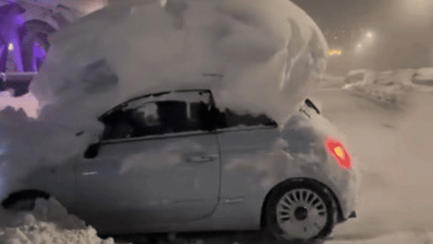 Snježna oluja u Italiji