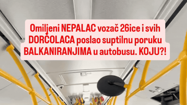 Mirisi u ventilaciji autobusu iz Srbije